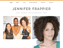 Tablet Screenshot of jenniferfrappier.com